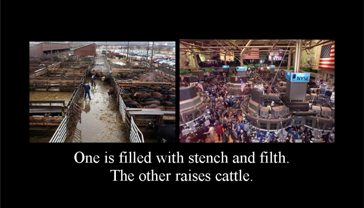 stock market stock yards