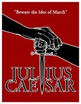 julius caesar play poster