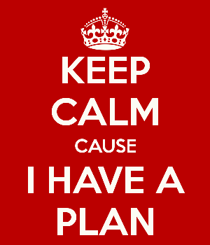 Keep Calm I Have A Plan
