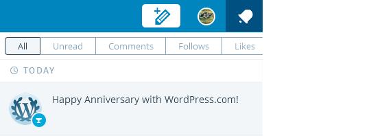 anniversary with wordpress