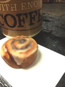 Coffee and Cinnamon Roll