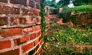 Brick Wall and Steps
