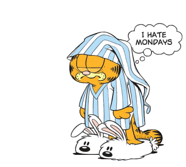 Garfield I Hate Mondays