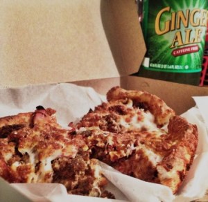 Pizza and Ginger Ale August 7 2015
