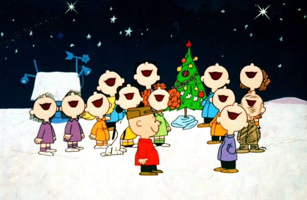 Peanuts Christmas Carolers