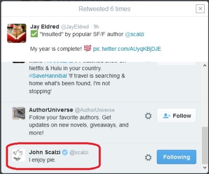 The Scalzi Retweet