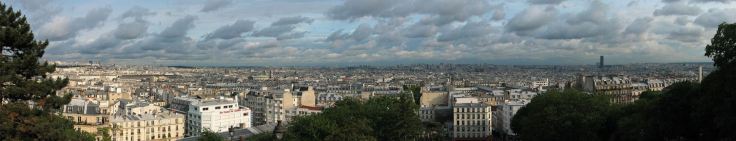 Paris Skyline from the Sacred Heart