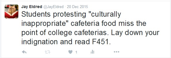 Tweet cafeteria and f451