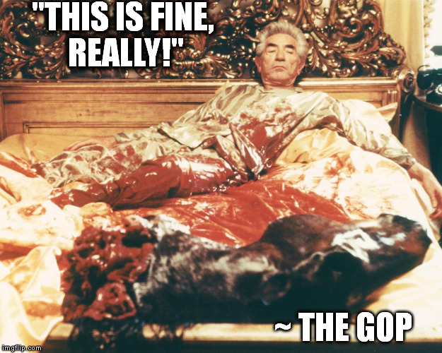 GOP Horse Head in Bed