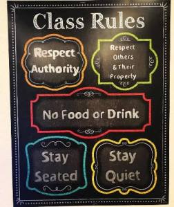 class rules 2017