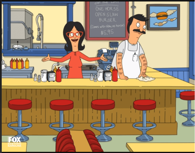 one horse open slaw burger board