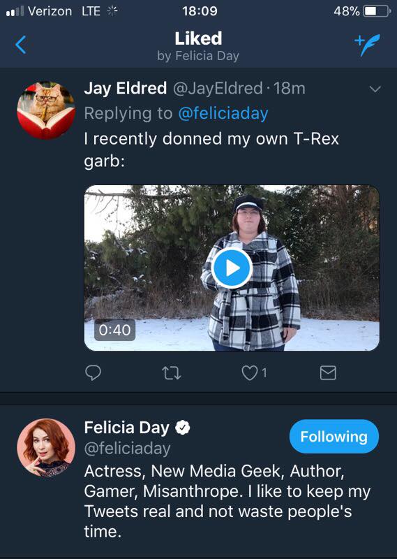 Felicia Day Snow Rex 2